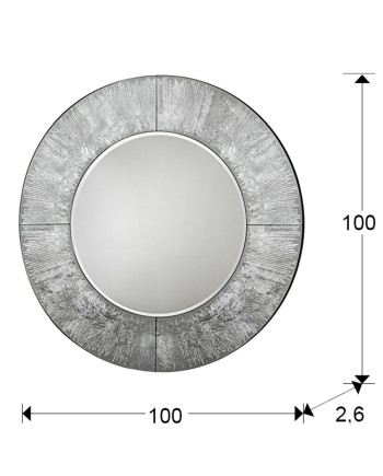 ESPEJO RDO. AURORA PLATA